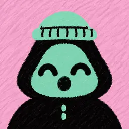 Hand-drawn Crayon character 6490